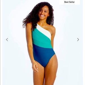 Summersalt “The Sidestroke” Size 16, Seaweed & Seaglass & White Sand, NWOT